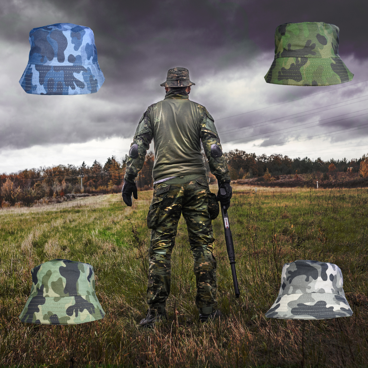 Gorro Piluso Camuflado