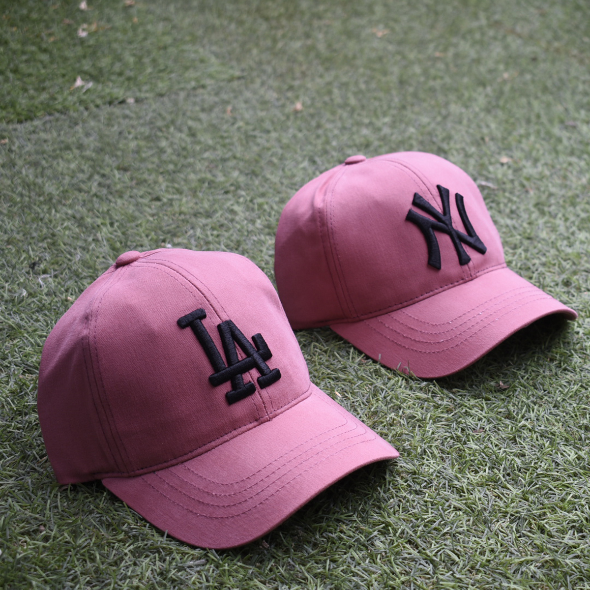 Gorras La NY Rosa Oscuro
