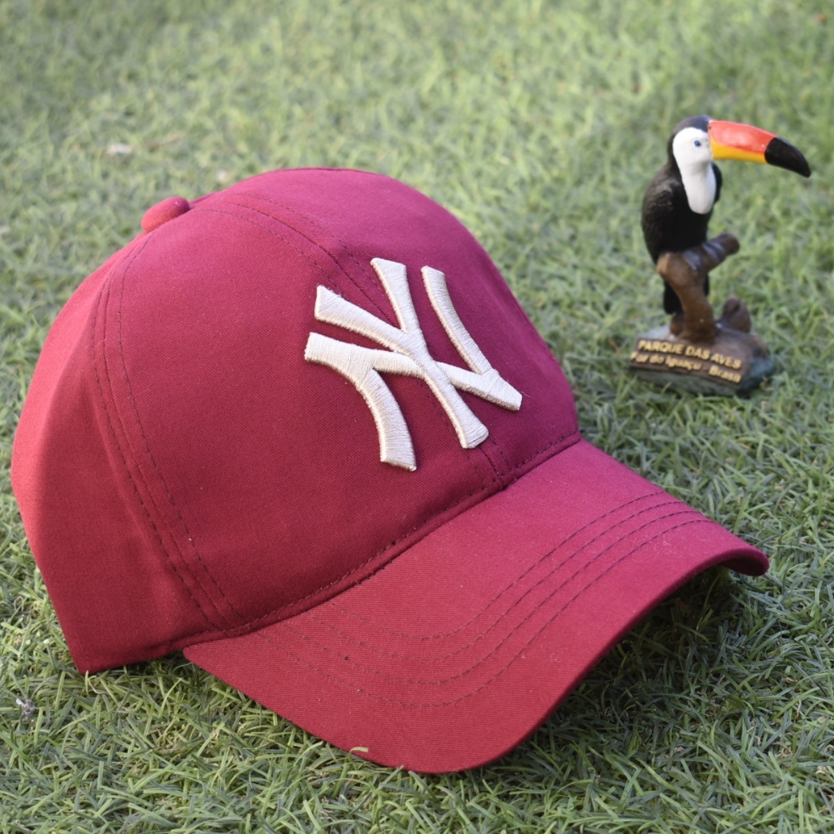 Gorra Ny New York Yankees Logo 3d Rosa Claro