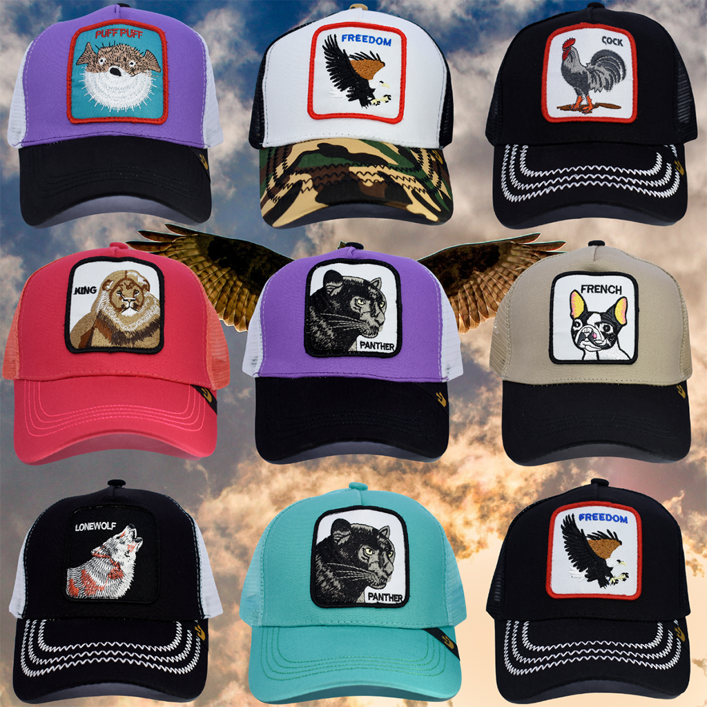 Gorras Trucker Animales Niños Niñas