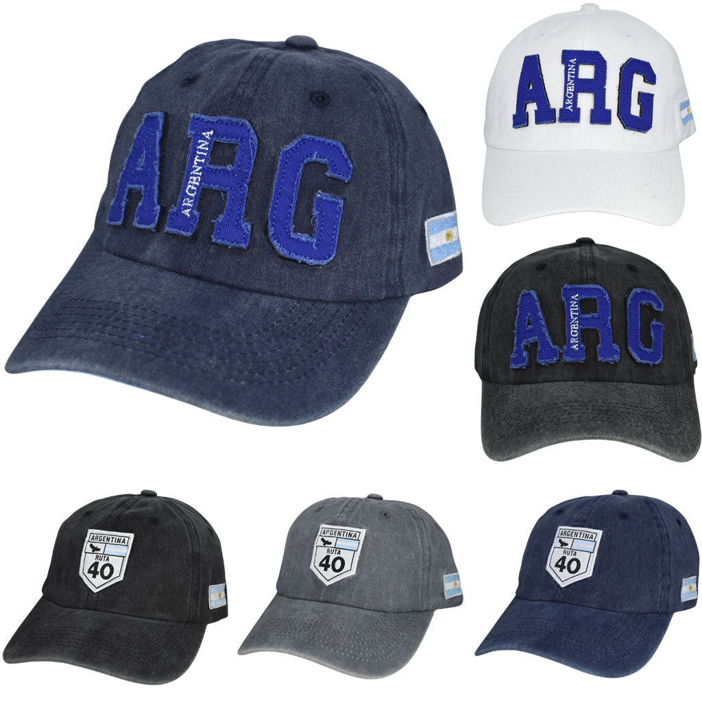Gorra Vintage Gastada Argentina Bordada Retro