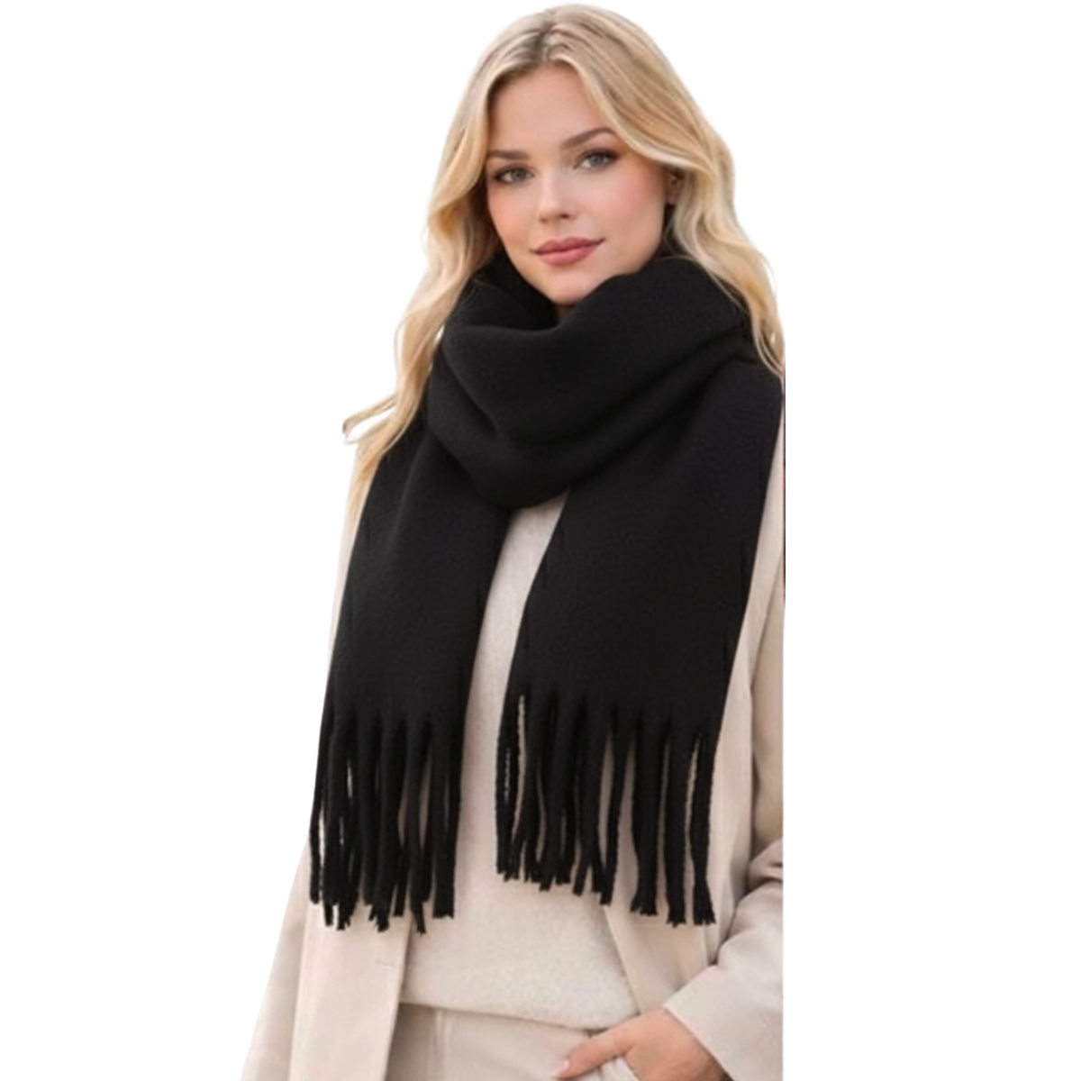 Bufandon Nube Suave Calentito Grande Importada Pashminas Mujer